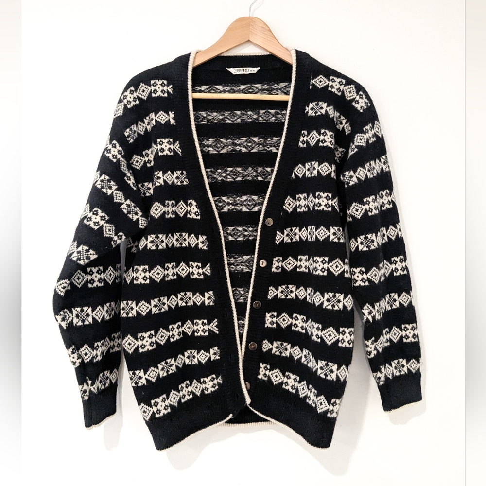 Vintage ESPRIT wool cardigan - size medium